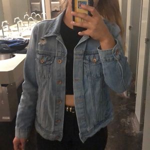 Distressed Jean Jacket